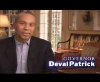 picture of deval patrick from his website after re-election 2010